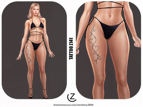 Скриншот мода Тату TATTOO Z141